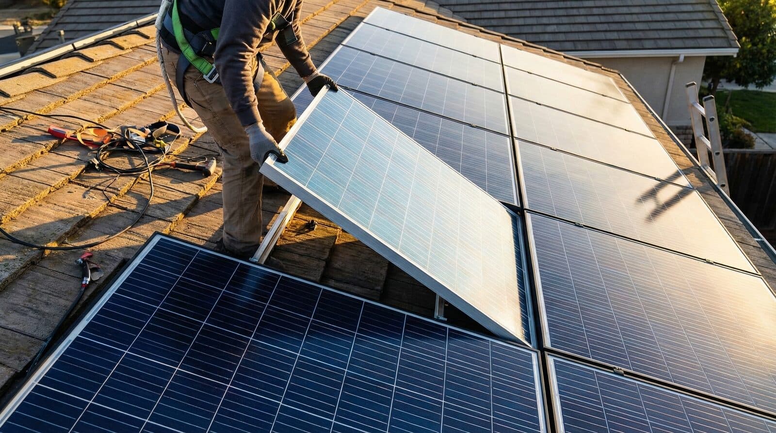 Como substituir paineis solares descontinuados numa string